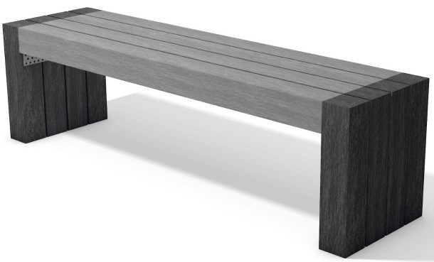 Banquette Cascara Coloris Gris-Noir